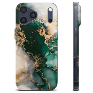 iPhone 17 Pro Max TPU-Skal - Jade Marmor