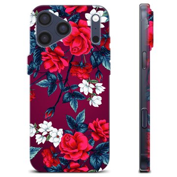 iPhone 17 Pro Max TPU-Skal - Vintage Blommor