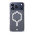 iPhone 17 Pro Max Tactical MagForce Hexagon-Skal - MagSafe-kompatibelt - Vit / Genomskinlig