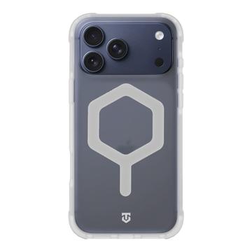 iPhone 17 Pro Max Tactical MagForce Hexagon-Skal - MagSafe-kompatibelt - Vit / Genomskinlig