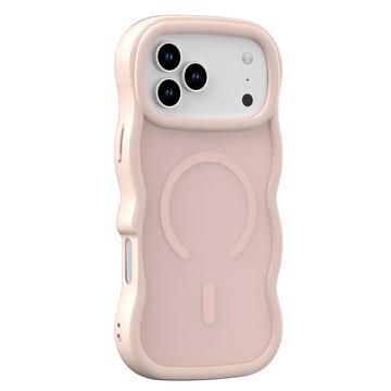 iPhone 17 Pro Max Vågkant Magnetiskt hybrid skal - Rosa