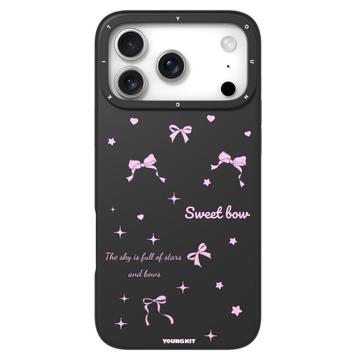 iPhone 17 Pro Max Youngkit Sweetheart Story Series MagSafe TPU-Skal - Söt rosett