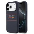 iPhone 17 Pro Oracle Red Bull Racing Silikon skal med horisontell logotyp - MagSafe-kompatibel - Marinblå