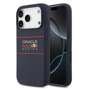 iPhone 17 Pro Oracle Red Bull Racing Silikon skal med horisontell logotyp - MagSafe-kompatibel - Marinblå