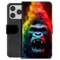 iPhone 17 Pro Premium Plånboksfodral - Gorilla
