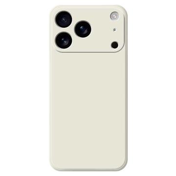 iPhone 17 Pro Stötsäkert silikonskal - Beige
