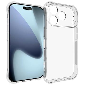 iPhone 17 Pro Stöttåligt TPU-skal - Genomskinligt