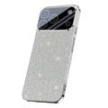 iPhone 17 Pro Glittrande Glitter Hybridskal - Silver