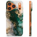 iPhone 17 Pro TPU-Skal - Jade Marmor