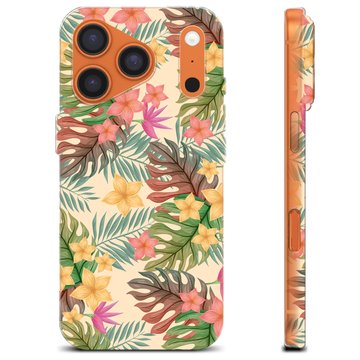 iPhone 17 Pro TPU-Skal - Rosa Blommor