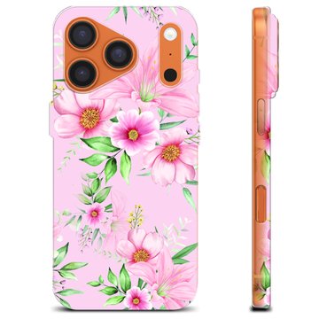 iPhone 17 Pro TPU-Skal - Vattenfärg Blommor