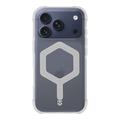 iPhone 17 Pro Tactical MagForce Hexagon-Skal - MagSafe-kompatibelt - Vit / Genomskinlig