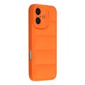 iPhone 17 Pufferjacka Stötsäkert TPU-skal - Orange