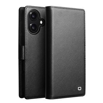 iPhone 17 Qialino 2-in-1 Avtagbart plånboksfodral i läder - MagSafe-kompatibelt