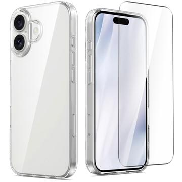 iPhone 17 Saii 2-i-1 TPU Skal & Härdat Glas Skärmskydd