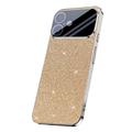 iPhone 17 Glittrande Glitter Hybridskal - Guld