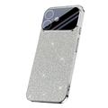 iPhone 17 Glittrande Glitter Hybridskal - Silver