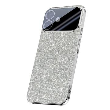 iPhone 17 Glittrande Glitter Hybridskal - Silver