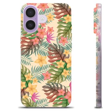 iPhone 17 TPU-Skal - Rosa Blommor