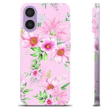 iPhone 17 TPU-Skal - Vattenfärg Blommor