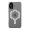 iPhone 17 Tactical MagForce Hexagon-Skal - MagSafe-kompatibelt - Vit / Genomskinlig
