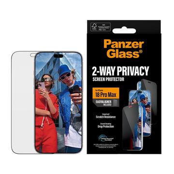 iPhone 18 Pro Max PanzerGlass Ultra-Wide Fit EasyAligner 2-Way Privatliv Skärmskydd