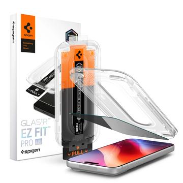 iPhone 18 Pro Max Spigen Glas.tR EZ Fit Pro AC Privacy Härdat Glas Skärmskydd