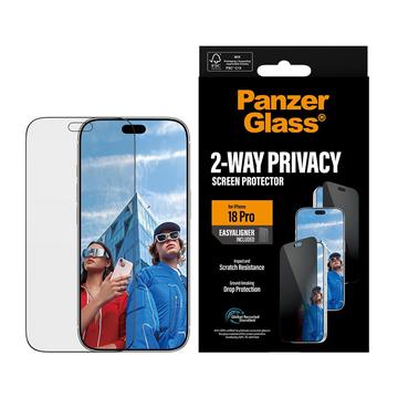 iPhone 18 Pro PanzerGlass Ultra-Wide Fit EasyAligner 2-Way Privatliv Skärmskydd