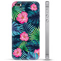 iPhone 5/5S/SE Hybridskal - Tropiska Blommor