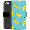 iPhone 5/5S/SE Premium Plånboksfodral - Bananer