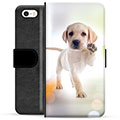 iPhone 5/5S/SE Premium Plånboksfodral - Hund