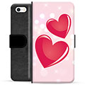 iPhone 5/5S/SE Premium Plånboksfodral - Kärlek
