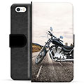 iPhone 5/5S/SE Premium Plånboksfodral - Motorcykel