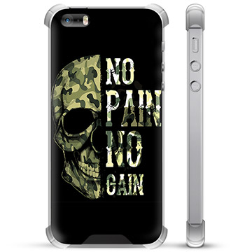 iPhone 5/5S/SE Hybridskal - No Pain, No Gain