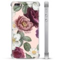 iPhone 5/5S/SE Hybridskal - Romantiska Blommor