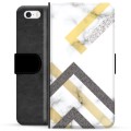 iPhone 5/5S/SE Premium Plånboksfodral - Abstrakt Marmor