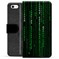 iPhone 5/5S/SE Premium Plånboksfodral - Krypterad