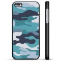iPhone 5/5S/SE Skyddsskal - Blå Kamouflage