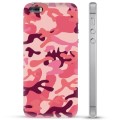 iPhone 5/5S/SE TPU-Skal - Rosa Kamouflage