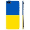 iPhone 5/5S/SE TPU-Skal Ukrainska Flaggan - Gul och ljusblå