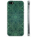 iPhone 5/5S/SE TPU-Skal - Grön Mandala