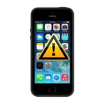 iPhone 5S Laddningskontakt Flex-kabel Reparation - Svart