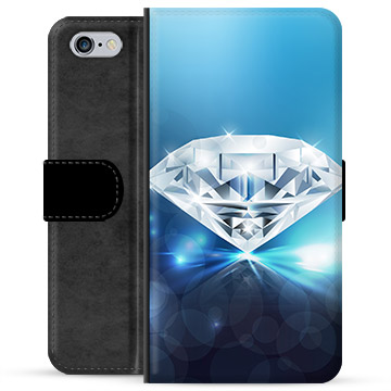 iPhone 6 / 6S Premium Plånboksfodral - Diamant