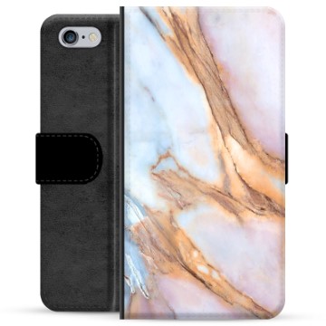 iPhone 6 Plus / 6S Plus Premium Plånboksfodral - Elegant Marmor