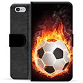 iPhone 6 / 6S Premium Plånboksfodral - Fotbollsflamma