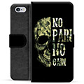 iPhone 6 / 6S Premium Plånboksfodral - No Pain, No Gain