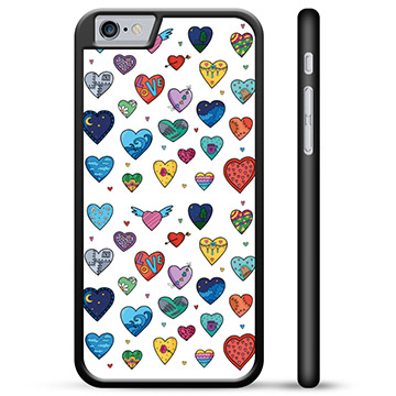 iPhone 6 / 6S Skyddsskal - Hjärter