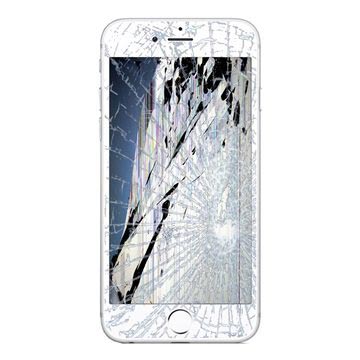 iPhone 6S Plus LCD-Display och Glasreparation - Vit - Originalkvalitet