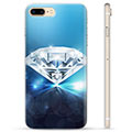 iPhone 7 Plus / iPhone 8 Plus TPU-Skal  - Diamant