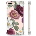iPhone 7 Plus / iPhone 8 Plus Hybridskal - Romantiska Blommor